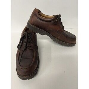 Dockers Brown Leather Oxford Lace Up Shows 13 Oil Resistant Waterproof